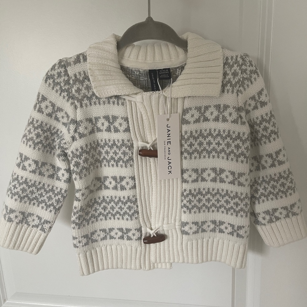 NWT  JANIE AND JACK SWEATER